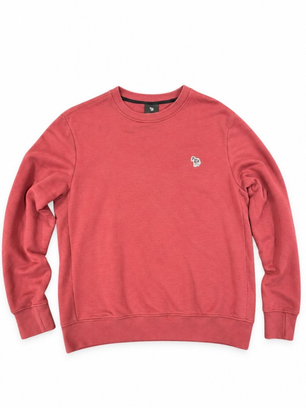 PS Paul Smith Zebra Sweatshirt Men’s Large Dusty Rose Organic Cotton EUC